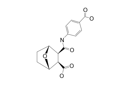 3-((4-CARBOXYPHENYL)-CARBAMOYL)-7-OXABICYCLO-[2.2.1]-HEPTANE-2-CARBOXYLIC-ACID