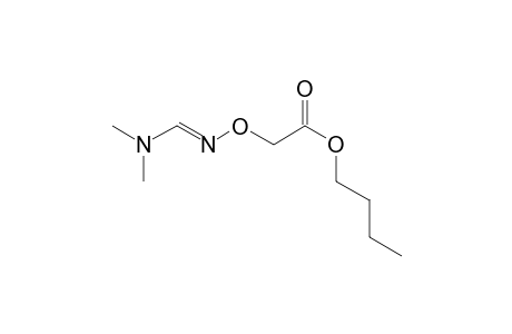 o-(Carboxymethyl)hydroxylamine, N-dimethylaminomethylene-, butyl ester