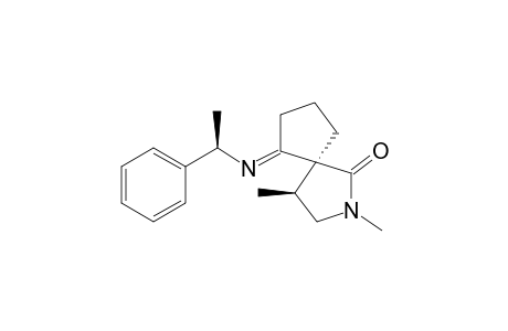 (-)-(4S,5S)-2,4-Dimethyl-6-[(R)-(1-phenylethyl)imino]-2-azaspiro[4.4]nonan-1-one