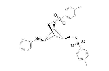 (1S*,4S*,5R*,6R*)-N-PHENYLSELENYL-2-N-PARA-TOLUENESULFONYL-6-N-(PARA-TOLUENESULFONYL)-AMINOMETHYL-2-AZABICYCLO-[2.1.1]-HEXANE