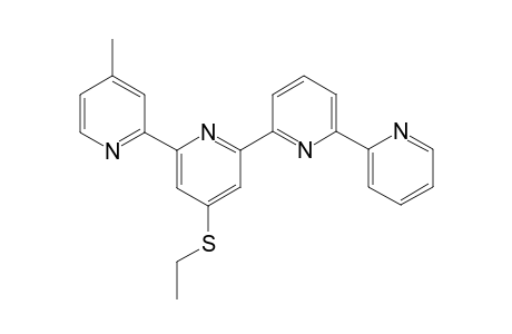 4-Methyl-4'-(ethylthio)-2,2':6",2"'-quaterpyridine