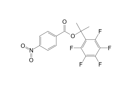 2-(pentafluorophenyl)-2-propyl p-nitrobenzoate