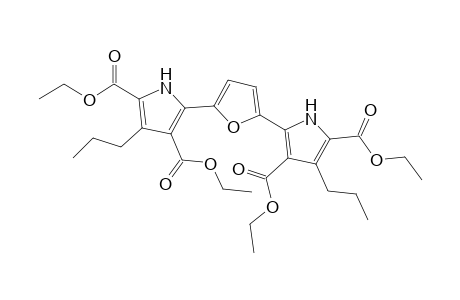 5-[5-(3,5-dicarbethoxy-4-propyl-1H-pyrrol-2-yl)-2-furyl]-3-propyl-1H-pyrrole-2,4-dicarboxylic acid diethyl ester