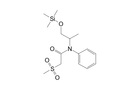 2-Methylsulfonyl-N-(1-methyl-2-trimethylsilyloxyethyl)acetanilide