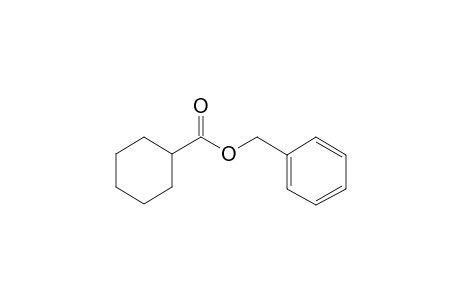 Cyclohexanecarboxylic acid, phenylmethyl ester