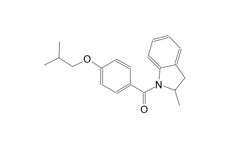 1-(4-isobutoxybenzoyl)-2-methylindoline