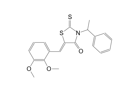 (5Z)-5-(2,3-dimethoxybenzylidene)-3-(1-phenylethyl)-2-thioxo-1,3-thiazolidin-4-one