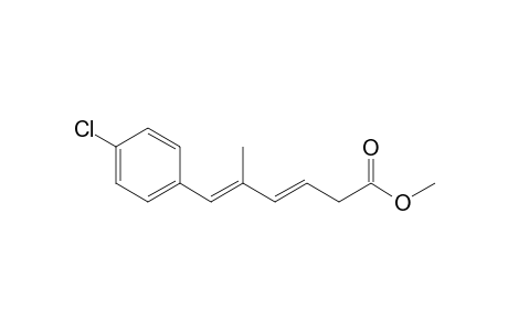 (3E,5E)-6-(4-chlorophenyl)-5-methyl-hexa-3,5-dienoic acid methyl ester
