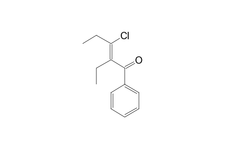 (Z)-3-Chloro-2-ethyl-1-phenylpent-2-en-1-one