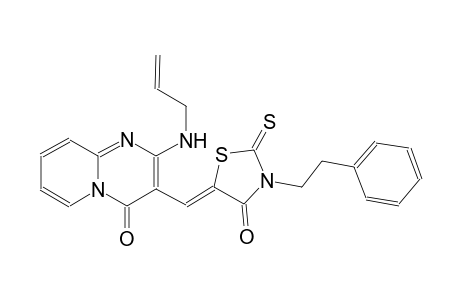 2-(allylamino)-3-{(Z)-[4-oxo-3-(2-phenylethyl)-2-thioxo-1,3-thiazolidin-5-ylidene]methyl}-4H-pyrido[1,2-a]pyrimidin-4-one