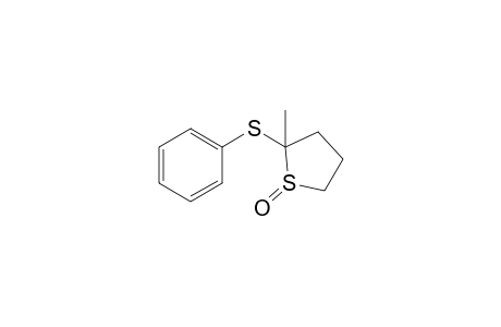 2-Methyl-2-(phenylthio)thiolane 1-oxide