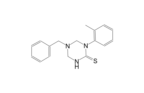 5-benzyl-1-(2-methylphenyl)tetrahydro-1,3,5-triazine-2(1H)-thione