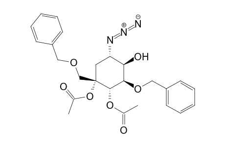 (1S,2R,3R,4S,5S)-1-Azido-4,5-Di-O-acetyl-3-O-benzyl-5-((benzyloxy)methyl)cyclohexane-2,3,4,5-tetrol