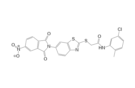 acetamide, N-(5-chloro-2-methylphenyl)-2-[[6-(1,3-dihydro-5-nitro-1,3-dioxo-2H-isoindol-2-yl)-2-benzothiazolyl]thio]-