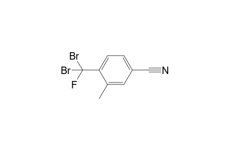 4-(Dibromofluoromethyl)-3-methylbenzonitrile
