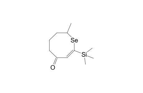 8-Methyl-2-trimethylsilyl-5.6.7.8-tetrahydroselenocin-4-one