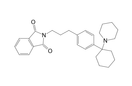 2-[3-[4-[1-(1-Piperidinyl)cyclohexyl]phenyl]propyl]-1H-isoindole-1,3(2H)-dione