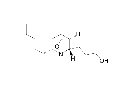 (2R,5S,8S)-8-(3-Hydroxypropyl)-2-pentyl-7-oxa-1-azabicyclo[3.2.1]octane