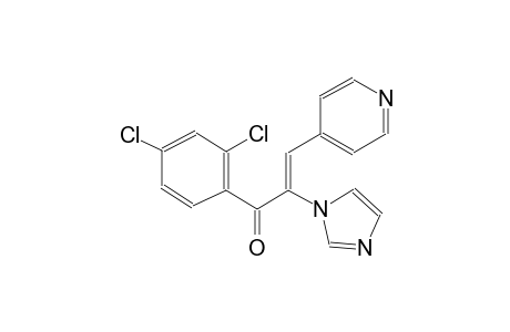 (2Z)-1-(2,4-dichlorophenyl)-2-(1H-imidazol-1-yl)-3-(4-pyridinyl)-2-propen-1-one