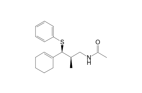 (2R,3S)-N-[[2-Methyl-3-(phenylthio)-3-cyclohexenyl]propyl]acetamide