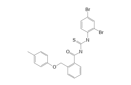2-[(4-METHYLPHENOXY)-METHYL]-N-(2,4-DIBROMOPHENYLCARBAMOTHIOYL)-BENZAMIDE