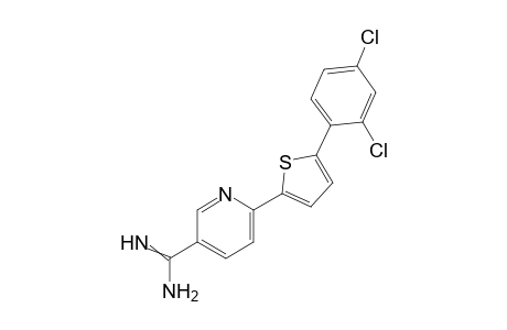 6-[5-(2,4-Dichlorophenyl)thiophen-2-yl]nicotinamidine