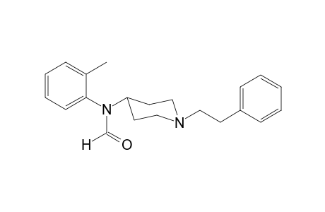 N-(2-Methylphenyl)-N-[1-(2-phenylethyl)piperidin-4-yl]formamide