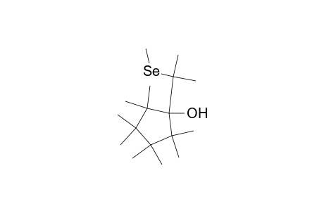 Cyclopentanol, 2,2,3,3,4,4,5,5-octamethyl-1-[1-methyl-1-(methylseleno)ethyl]-