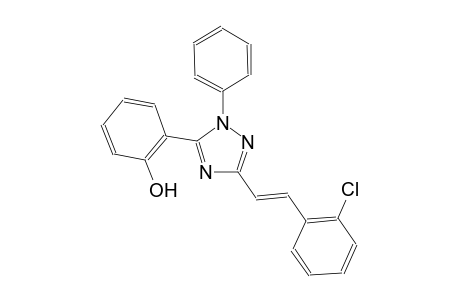 2-{3-[(E)-2-(2-chlorophenyl)ethenyl]-1-phenyl-1H-1,2,4-triazol-5-yl}phenol