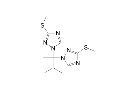 1H-1,2,4-Triazole, 1,1'-(1,2-dimethylpropylidene)bis[3-(methylthio)-