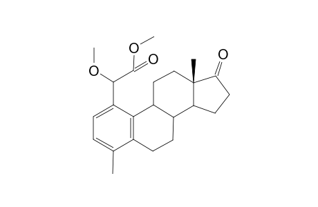 Methyl (2R / 2S)-[4-methyl-17-oxo-estra-1,3,5(10)-trien-1-yl)methoxyacetate