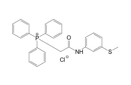 {{[m-(methylthio)phenyl]carbamoyl}methyl}triphenylphosphonium chloride