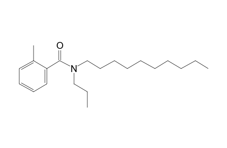 Benzamide, 2-methyl-N-propyl-N-decyl-