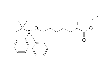 ethyl (2S)-7-[tert-butyl(diphenyl)silyl]oxy-2-methyl-heptanoate