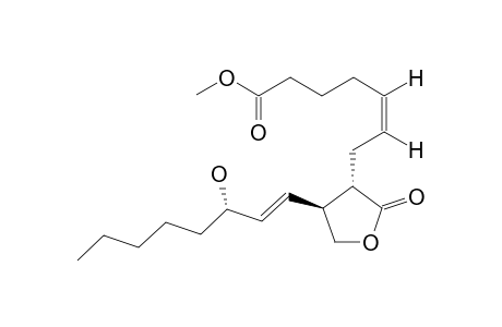 Methyl (5Z,8R(*),12R(*),13E,15S(*))-15-hydroxy-9-oxo-10-oxaprosta-5,13-dienoate