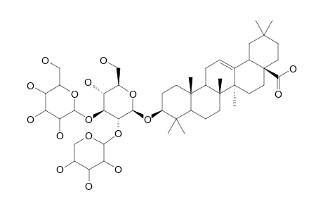 SWARTZIATRIOSIDE;OLEANOLIC-ACID-3-O-BETA-D-GLUCOPYRANOSYL-(1->2)-[BETA-D-XYLOPYRANOSYL]-(1->3)-BETA-D-GLUCOPYRANOSIDE