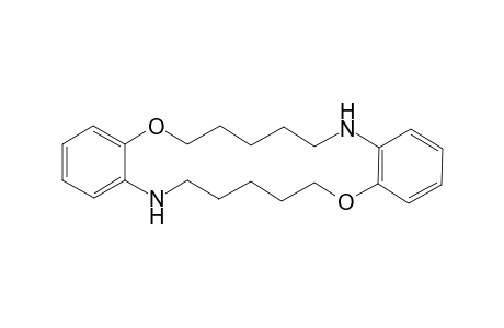 6,7,8,9,10,11,17,18,19,20,21,22-Dodecahydrodibenzo[b,k][1,10,4,13]dioxadiazacyclohoctadecine