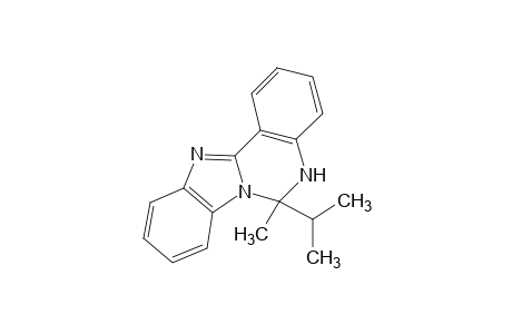 5,6-dihydro-6-isopropyl-6-methylbenzimidazo[1,2-c]quinazoline