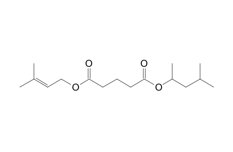 Glutaric acid, 3-methylbut-2-en-1-yl 4-methylpent-2-yl ester