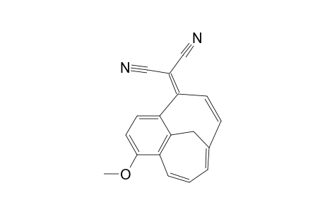 Propanedinitrile, (2-methoxy-9H-1,8-[1]propen[1]yl[3]ylidene-5H-benzocyclohepten-5-ylidene)-, (.+-.)-