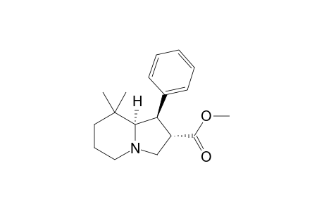 (1R*,2S*,8aR*)-Octahydro-8,8-dimethyl-1-phenyl-2-indolizinecarboxylic methyl ester