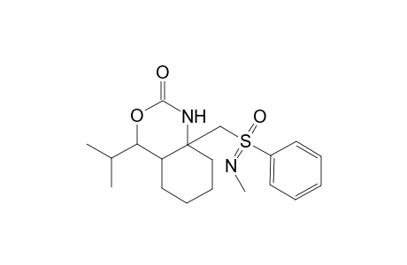 4-(1'-Methylethyl)-octahydro-8a-[N-methyl-S-(phenylsulfonimidoyl)methyl]-2H-(3,1)-benzoxazin-2-one