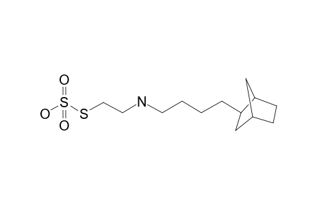 Ethanethiol, 2-((4-(2-norbornyl)butyl)amino)-, hydrogen sulfate