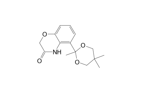 5-(2,5,5-TRIMETHYL-1,3-DIOXAN-2-YL)-(2H)-1,4-BENZOXAZIN-3(4H)-ONE