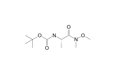 tert-Butyl (1S)-2-[methoxy(methyl)amino]-1-methyl-2-oxoethylcarbamate