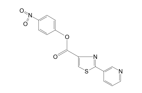 2-(3-pyridyl)-4-thiazolecarboxylic acid, p-nitrophenyl ester