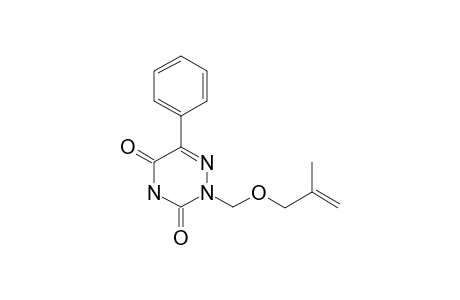 1-(2-METHYLALLYLOXYMETHYL)-5-PHENYL-6-AZAURACIL