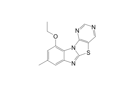 4-Ethoxy-2-methylpyrimidino[4',5' : 4,5]thiazolo[3,2-a]benzimidazole