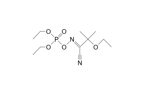 3,5-Dioxa-6-aza-4-phosphaoct-6-ene-8-nitrile, 4-ethoxy-7-(1-ethoxy-1-methylethyl)-, 4-oxide