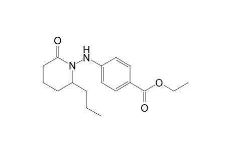 4-[(2-keto-6-propyl-1-piperidyl)amino]benzoic acid ethyl ester